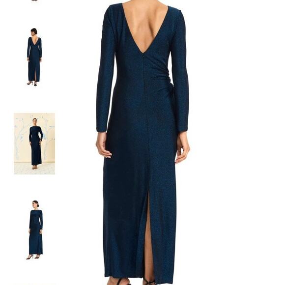 Maggy London Clemence Gown Size 8 MOB MOG Wedding, holiday cocktail formal - Picture 2 of 8